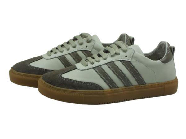 Bağcıklı Bayan Sneaker Ayakkabı Krem 86 FLR 3020 - 6