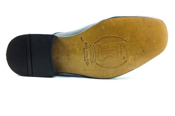 Zekirok Bağcıklı Kösele Rok Erkek Ayakkabı - Siyah - K-14 - 4