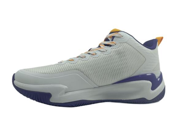 Bağcıklı Erkek Sneaker Ayakkabı Beyaz-Mor 88 JAX  - 2