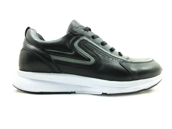 Bağcıklı Erkek Sneaker Ayakkabı - Siyah - 4741 - 1