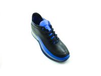 Bağcıklı Erkek Sneaker Ayakkabı - Siyah-Mavi - 4559 - 2