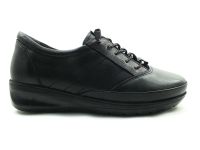 Bayan Gerçek Deri Sneaker Ayakkabı - Siyah - 1043 - 1