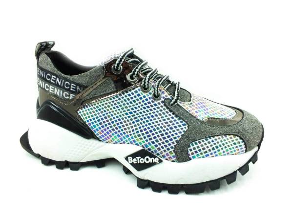 Bayan Sneaker Spor Ayakkabı - Gri - 3377 - 1