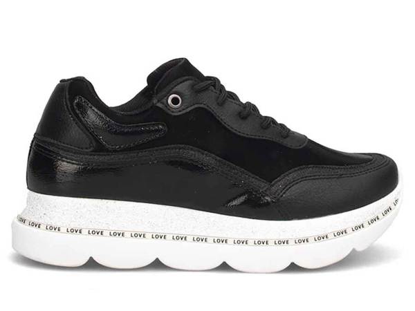Çarıkçım Kadın Sneaker Ayakkabı Siyah-Beyaz - 1