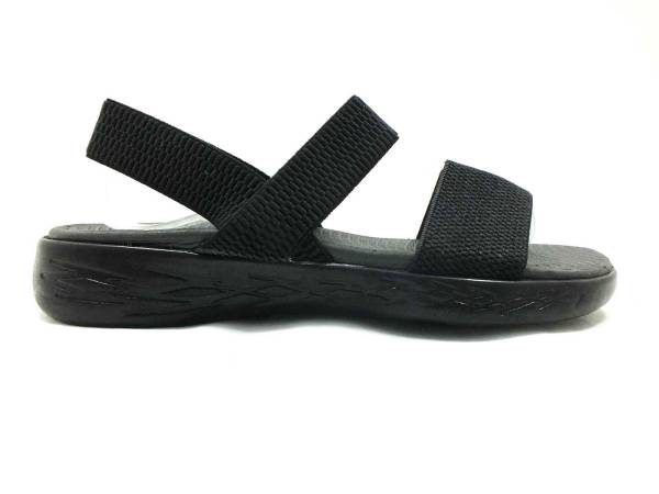 Çarıkçım Lastikli Hafif Kadın Sandalet Siyah 118 12 - 3