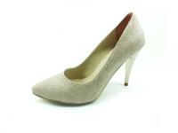 Çarıkçım Stiletto Ayakkabı - Altın-Simli - 700 (1)