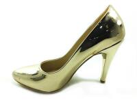 Çarıkçım Stiletto Kadın Ayakkabı Altın-Ayna 61 700 (1)