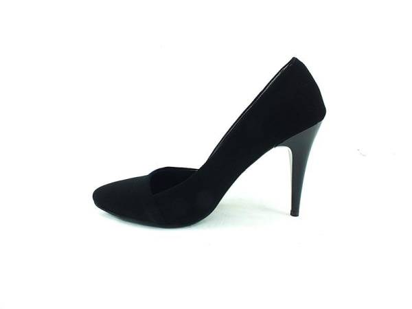 Çarıkçım Topuklu-Stiletto Ayakkabı xSiyah-Süet 61 701 - 2