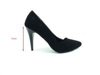 Çarıkçım Topuklu-Stiletto Ayakkabı xSiyah-Süet 61 701 - 6