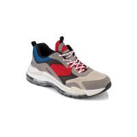 Kinetix Air Taban Spor Ayakkabısı Gri-Siyah-Kırmızı 01 Harlow - 1