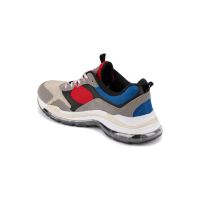 Kinetix Air Taban Spor Ayakkabısı Gri-Siyah-Kırmızı 01 Harlow - 3