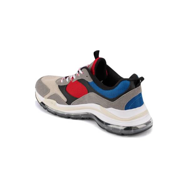 Kinetix Air Taban Spor Ayakkabısı Gri-Siyah-Kırmızı 01 Harlow - 3