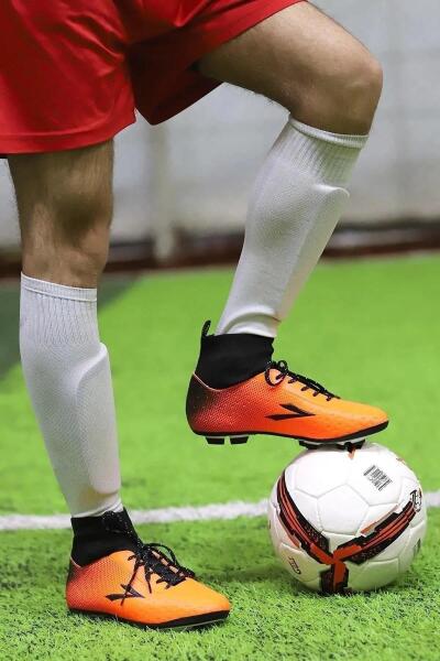 Lig Çoraplı Krampon Ayakkabı Turuncu - 2