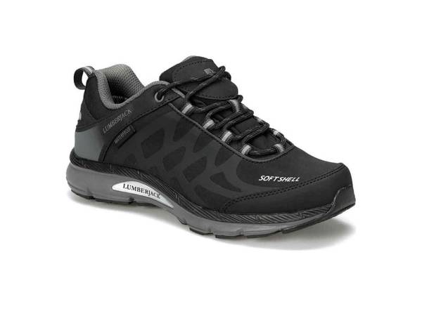 Lumberjack Bağcıklı Su Geçirmez Outdoor Ayakkabı Siyah-Gri 45 URSA - 1