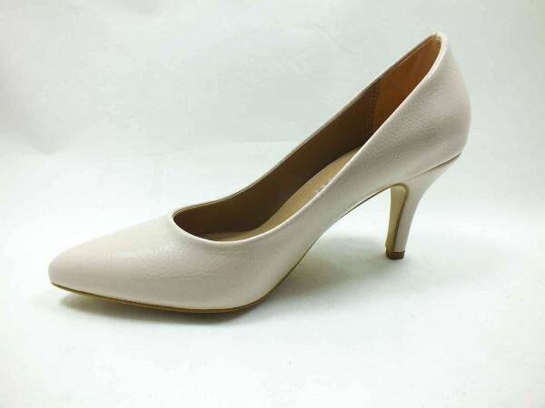 Marine Shoes 7 cm Topuklu Ayakkabı Bej-Kırışık 86 412 - 3