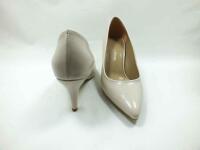 Marine Shoes 7 cm Topuklu Ayakkabı Bej-Kırışık 86 412 - 4