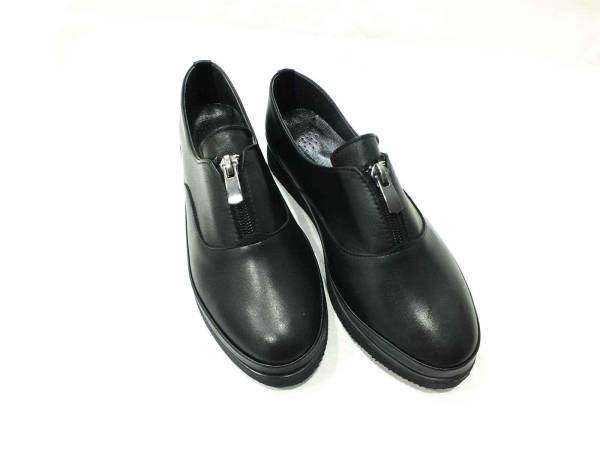Marine Shoes Hakiki Deri Günlük Kadın Ayakkabı Siyah 86 525 - 4