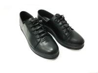 Marine Shoes Hakiki Deri Günlük Kadın Ayakkabı Siyah-Siyah 86 K196 - 4