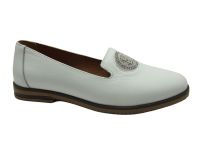 Marine Shoes Hakiki Deri Günlük Kadın Ayakkabısı Beyaz 86 2043 - 1