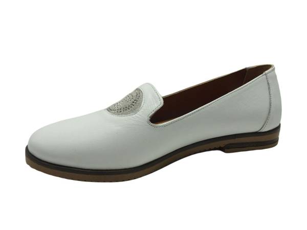 Marine Shoes Hakiki Deri Günlük Kadın Ayakkabısı Beyaz 86 2043 - 2