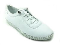 Marine Shoes Hakiki Deri Günlük Kadın Ayakkabısı Beyaz 86 296 - 2