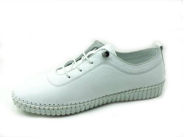 Marine Shoes Hakiki Deri Günlük Kadın Ayakkabısı Beyaz 86 296 - 3