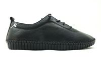 Marine Shoes Hakiki Deri Günlük Kadın Ayakkabısı Siyah 86 296 - 2