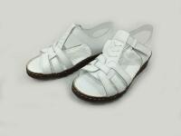 Marine Shoes Hakiki Deri Kadın Sandalet Beyaz 86 017 - 4