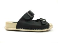 Marine Shoes Hakiki Deri Kadın Terlik Siyah 86 P32 - 1