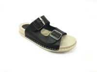 Marine Shoes Hakiki Deri Kadın Terlik Siyah 86 P32 - 2