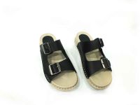Marine Shoes Hakiki Deri Kadın Terlik Siyah 86 P32 - 4