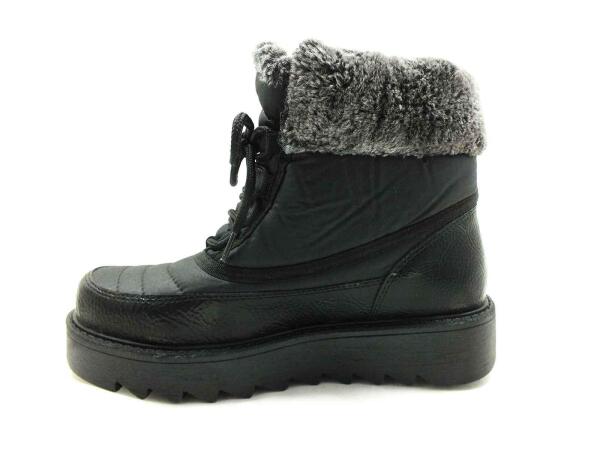 Marine Shoes Kürklü Termal Kar Botu Siyah-Rugan 86 4013 - 4