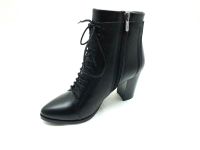 Marine Shoes Sivri Burunlu Topuklu Kadın Botu Siyah - 3