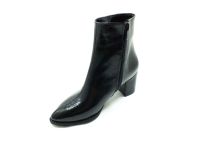 Marine Shoes Topuklu Klasik Rugan Bot Siyah 86 21K-05 - 3