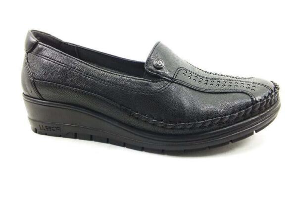 Ortopedik Comfort Bayan Ayakkabı - Siyah - 25182 - 1