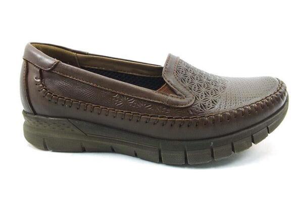 Ortopedik Comfort Bayan Ayakkabı - Taba - 29413 - 1