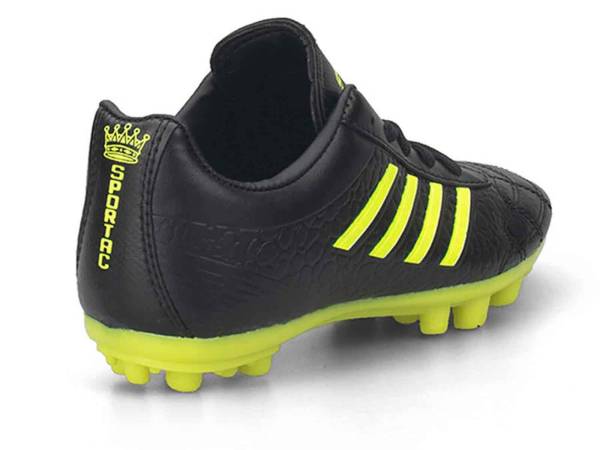 Sportaç Halı Saha Ayakkabısı Siyah-Sarı-Sarı Messi-K - 4