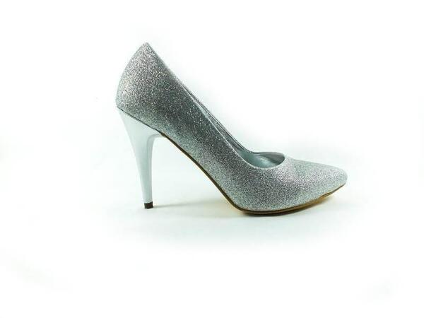 Çarıkçım Stiletto Ayakkabı - Lame-Simli - 700 - 1
