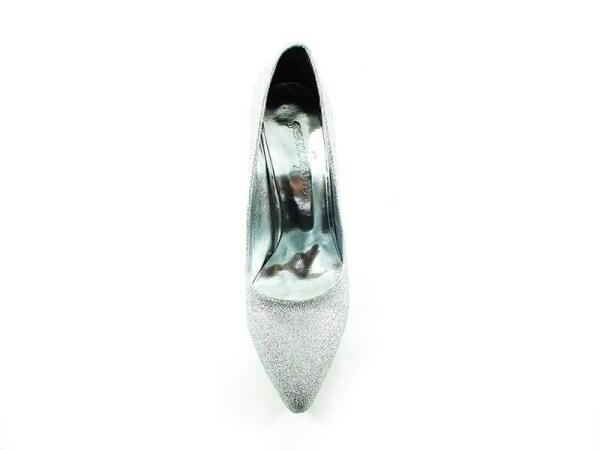 Çarıkçım Stiletto Ayakkabı - Lame-Simli - 700 - 3