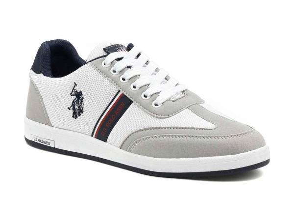 U.S. Polo Assn. Sneaker Erkek Ayakkabı Beyaz 47 Kares - 1