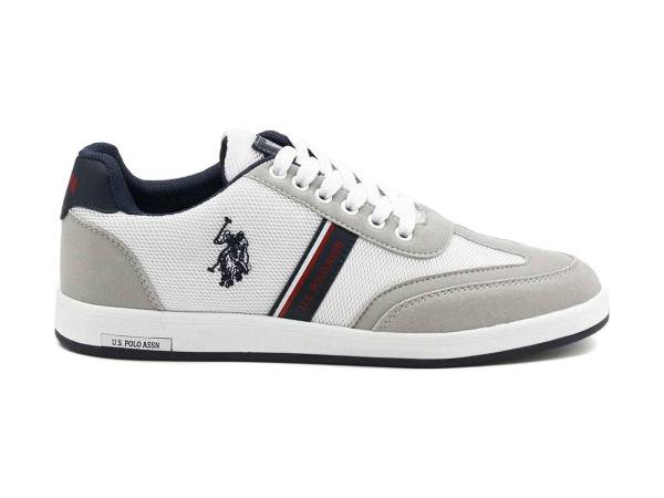 U.S. Polo Assn. Sneaker Erkek Ayakkabı Beyaz 47 Kares - 2